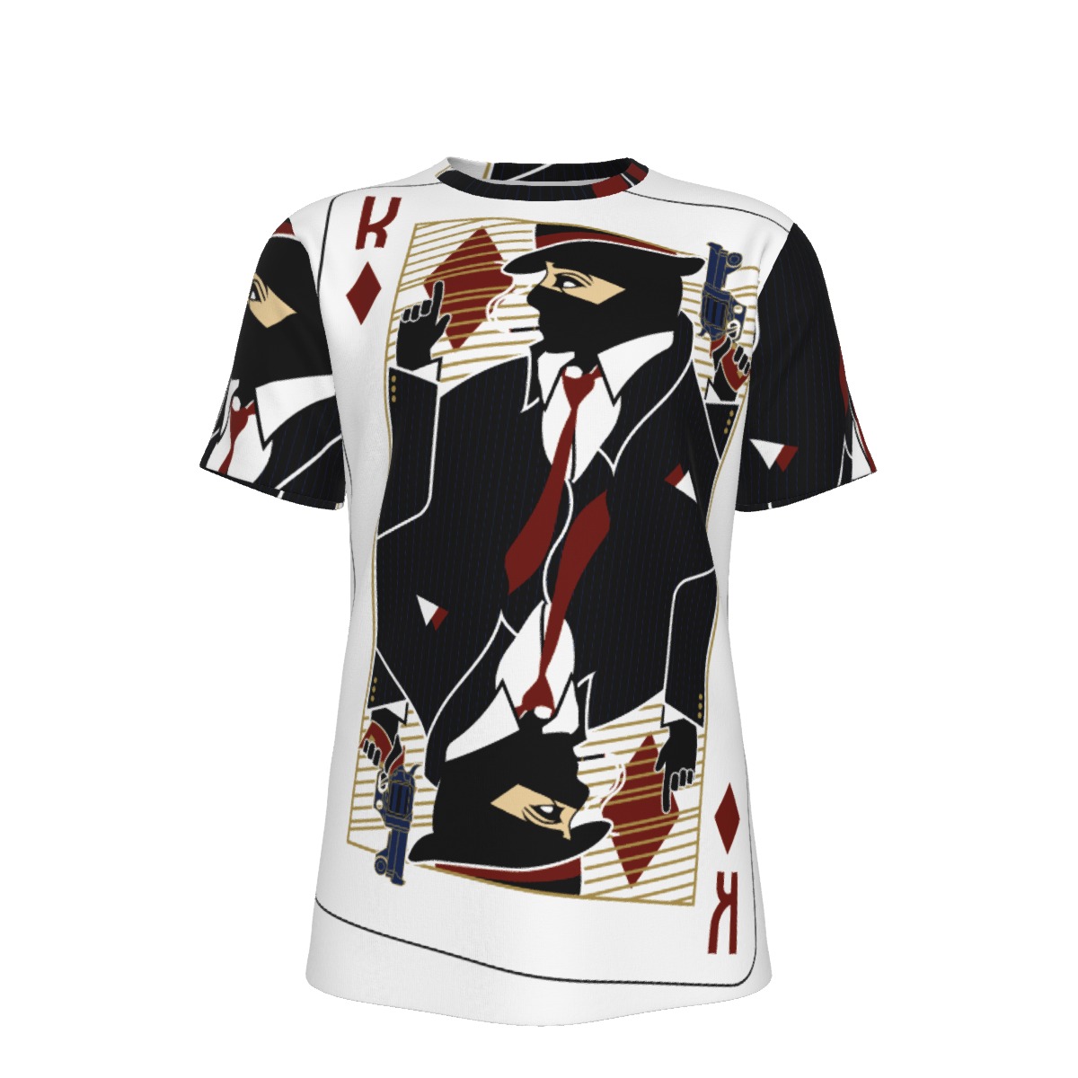 King of Diamonds Noir 100% cotton t-shirt