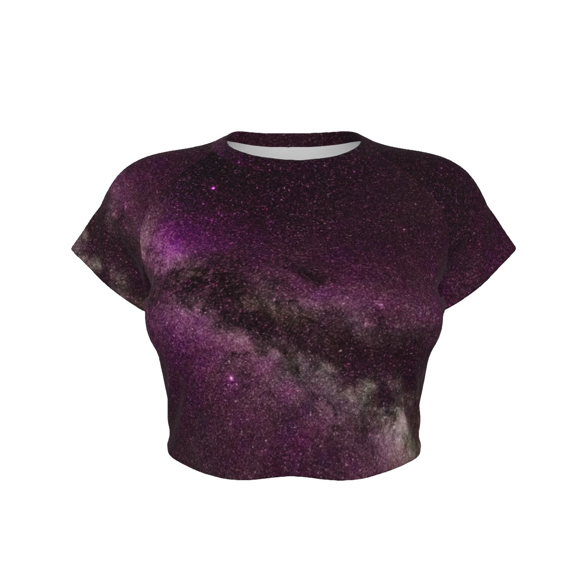 Purple Milky Way Crop Top