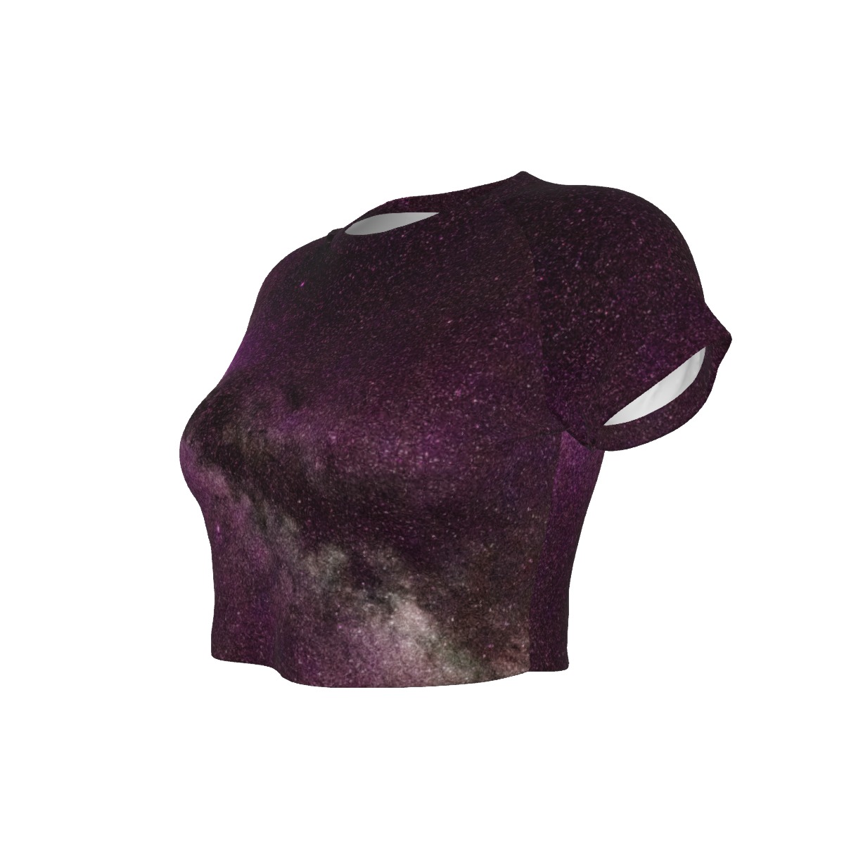 Purple Milky Way Crop Top