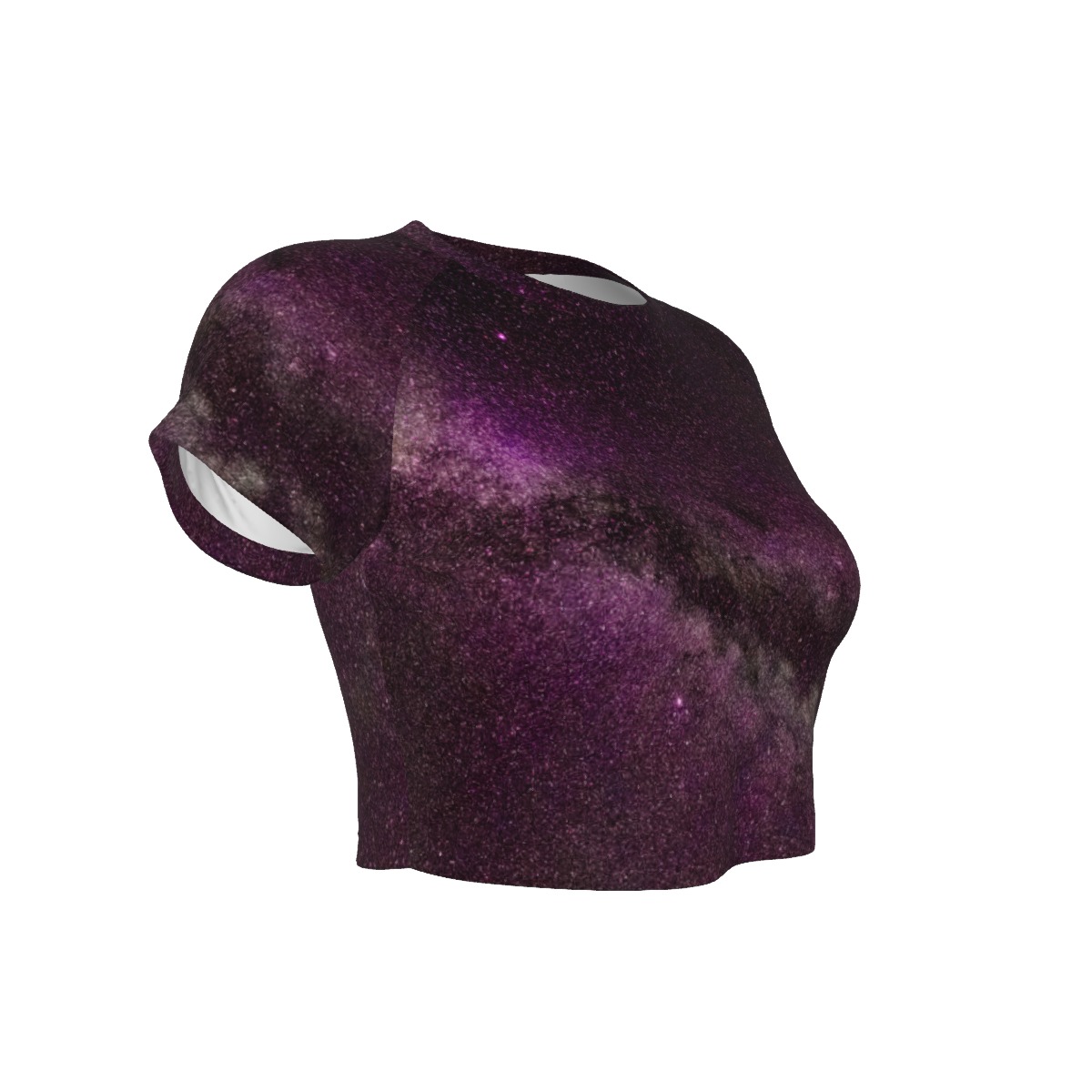 Purple Milky Way Crop Top