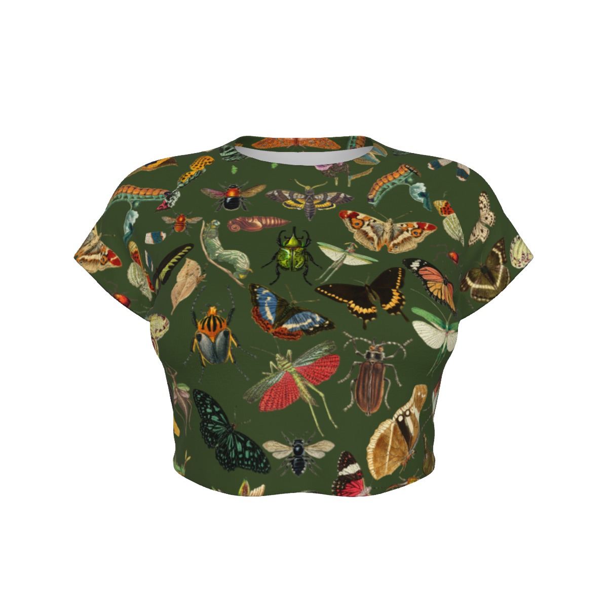 A Study of Insects Crop Top