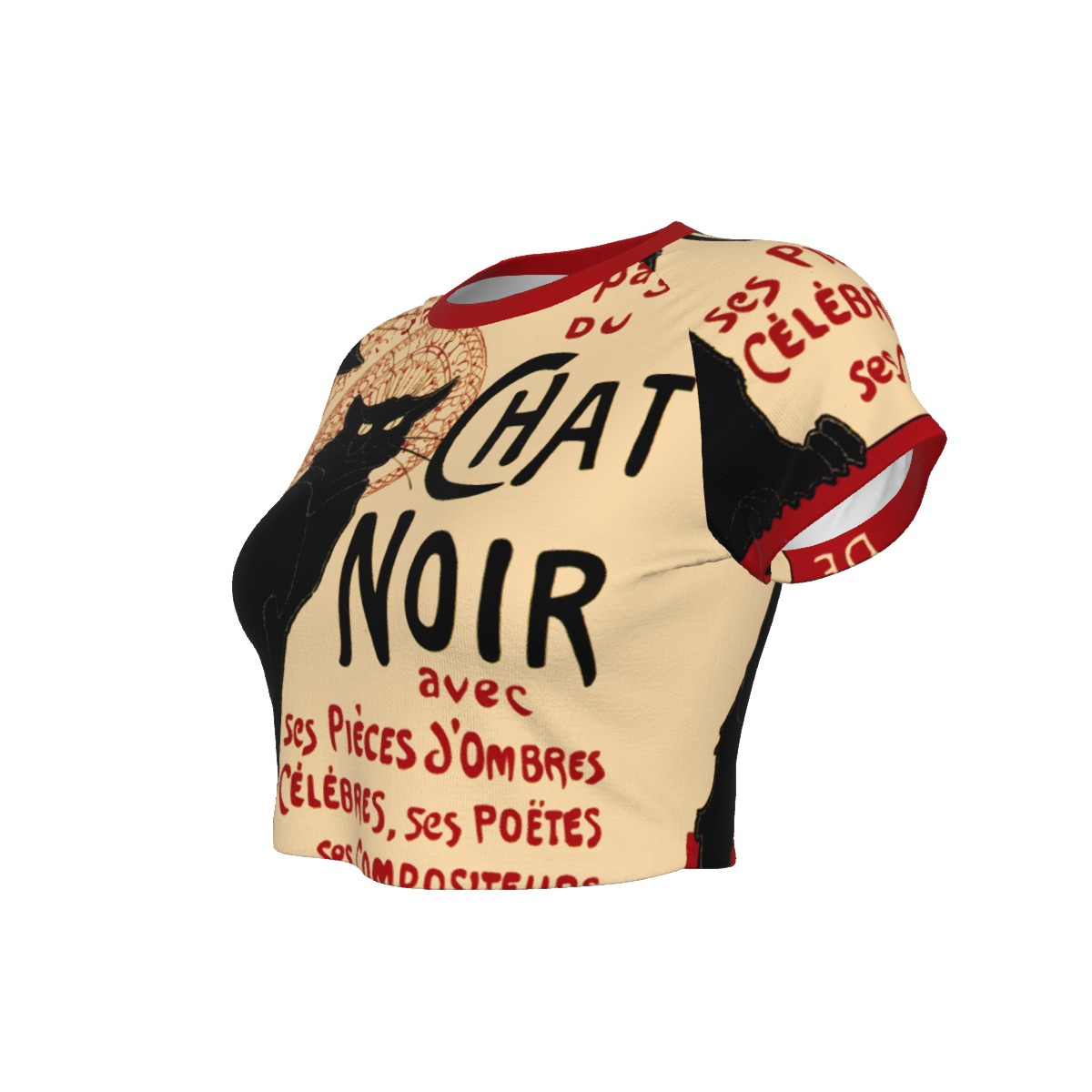 Chat Noir - Theophile Steinlen - The Crop Top - Image 4