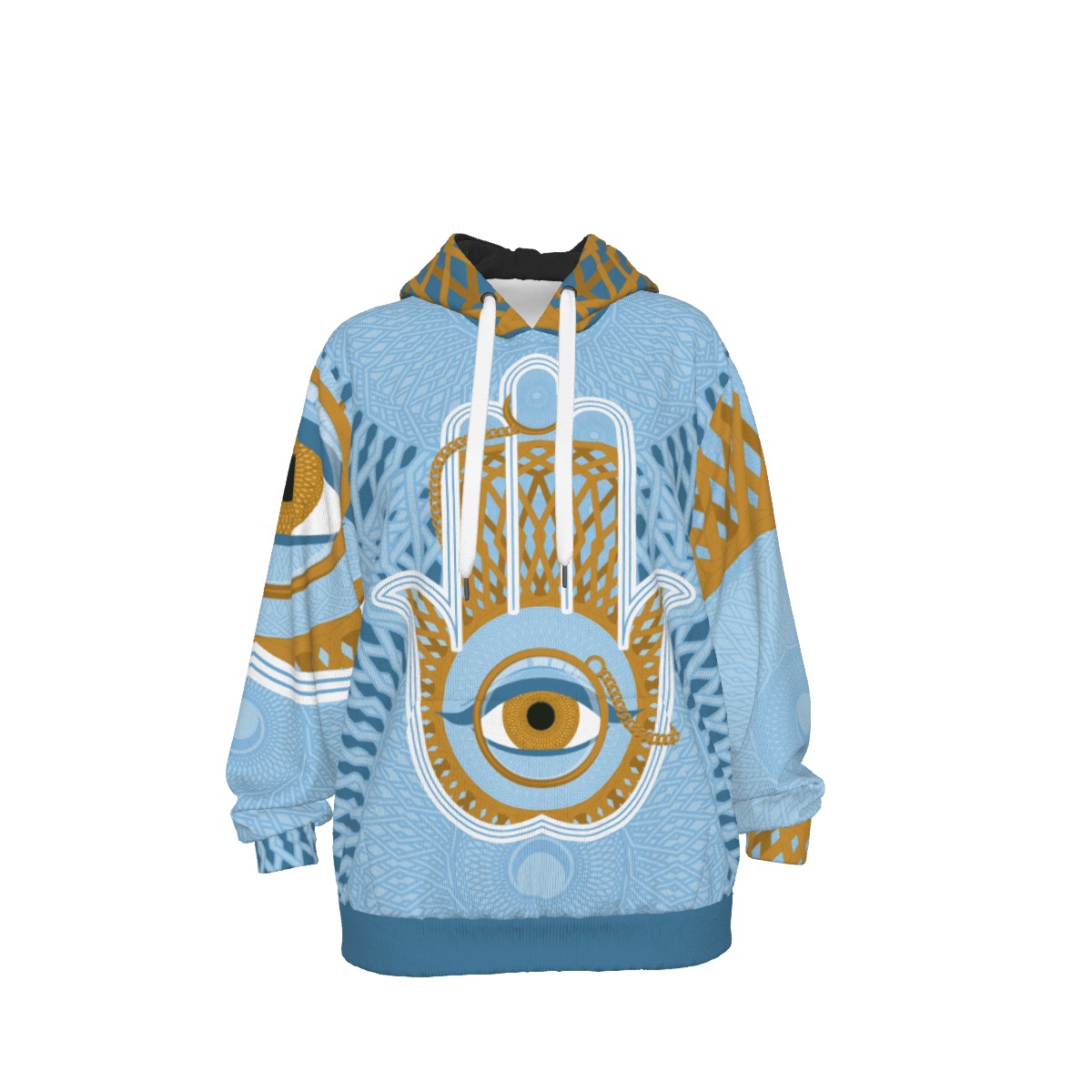 Hand of Fatima 100% Cotton Hoodie