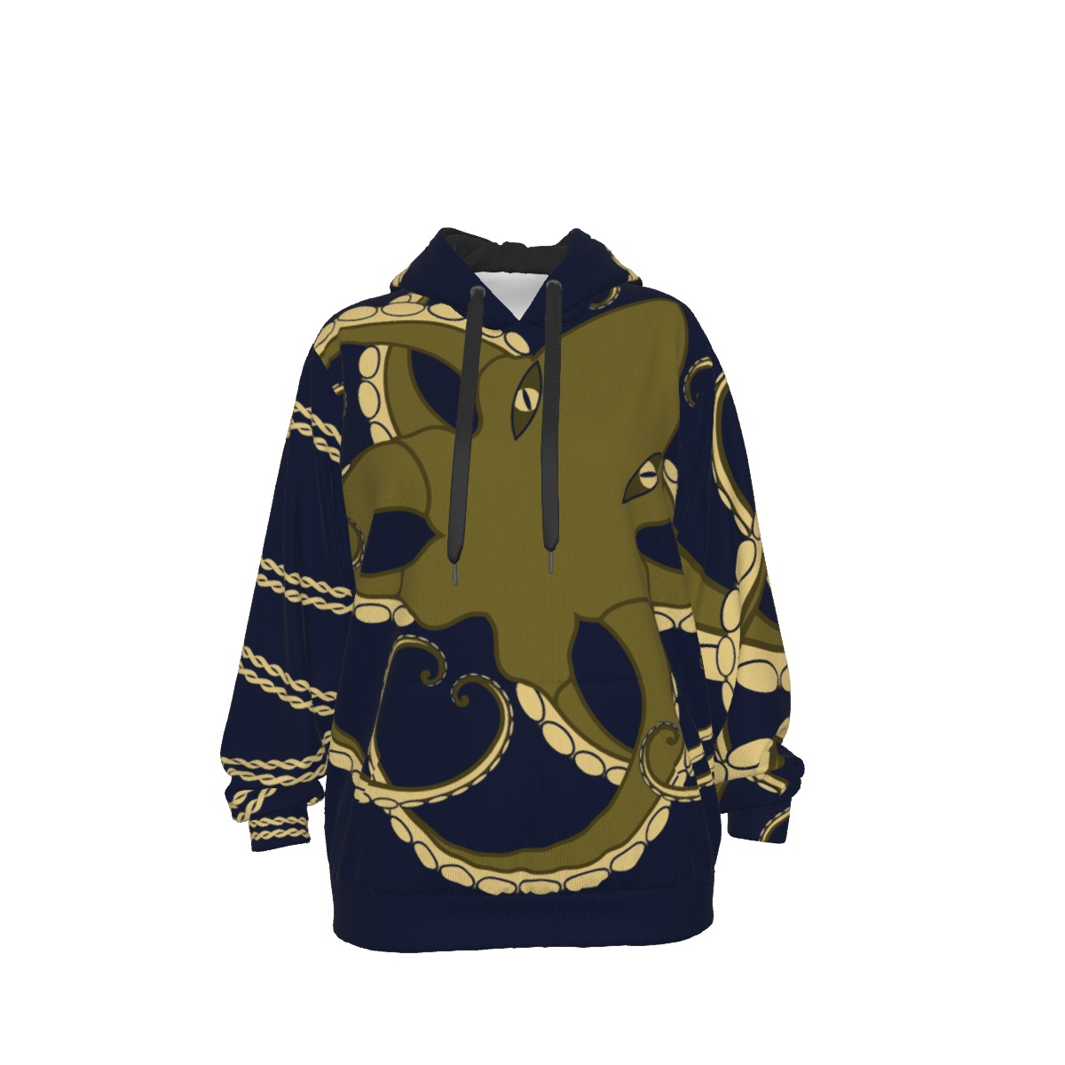 Octopus Attack 100% Cotton Hoodie