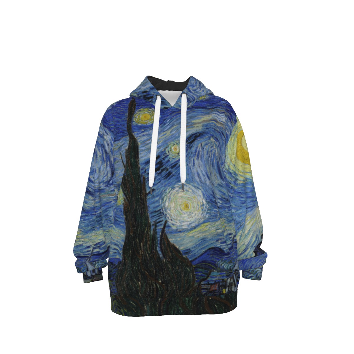 The Starry Night 100% Cotton Hoodie