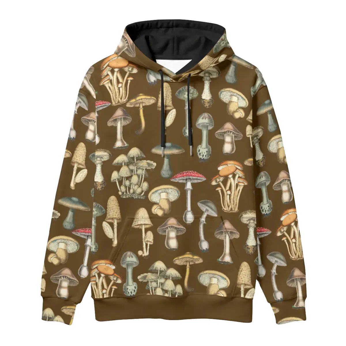A Study of Mushrooms eco-friendly hoodie