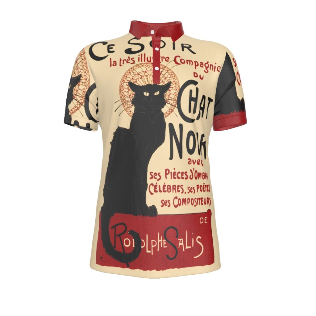 Chat Noir - Theophile Steinlen - YOLO with Collar