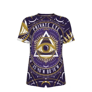 Private Eye Purple 100% Cotton T-Shirt