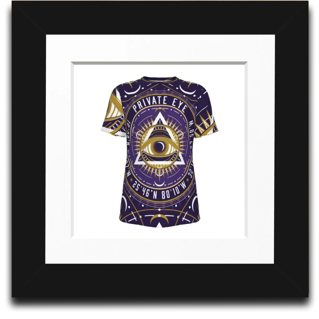 Private Eye Purple 100% Cotton T-Shirt